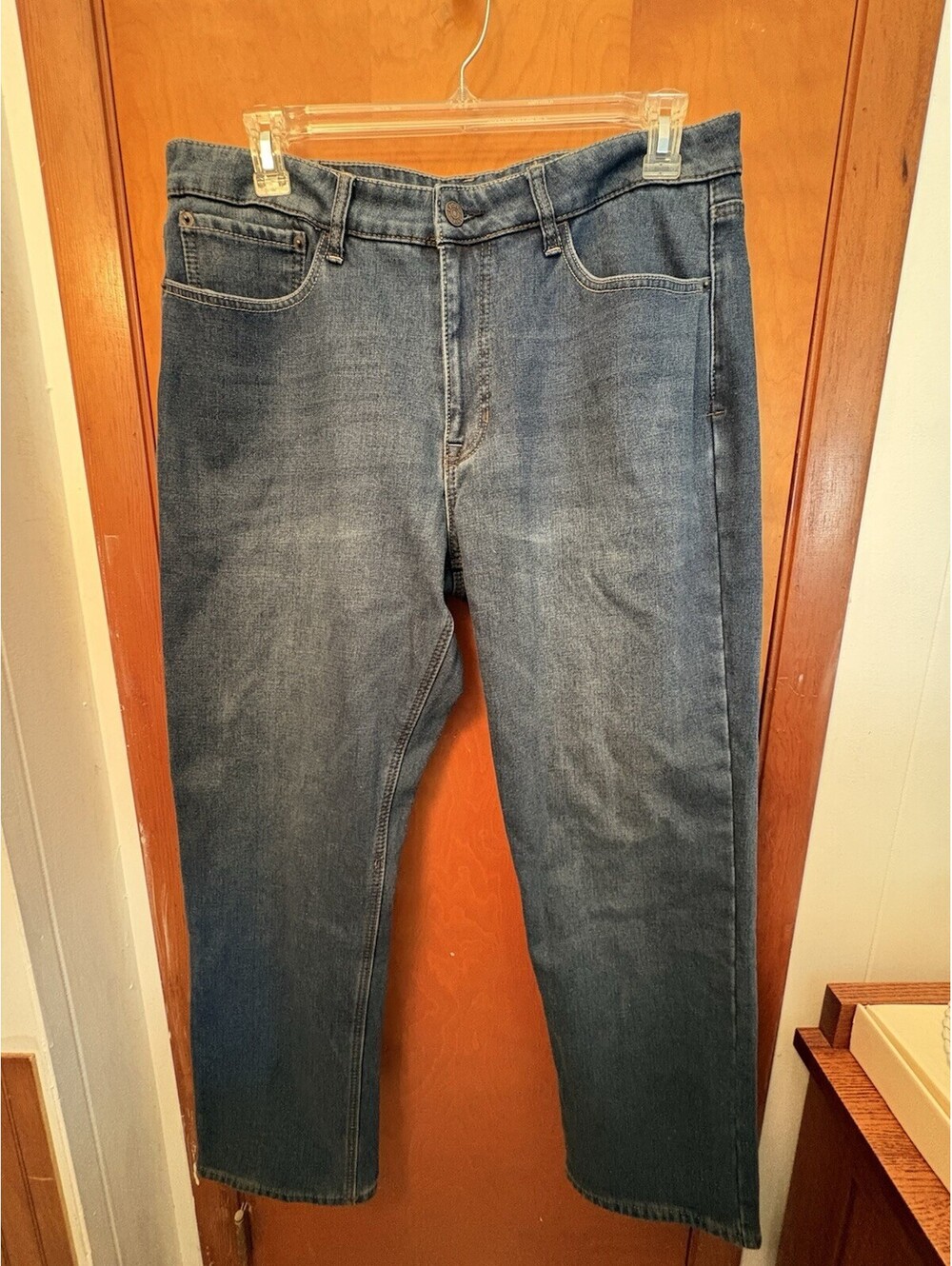 IZOD Men’s Regular Fit Blue Jeans 36x30